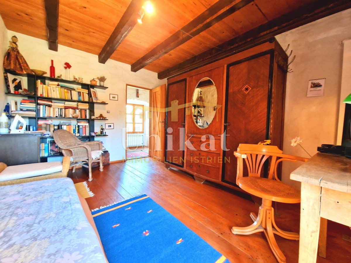 Avtentično posestvo s kamnito hišo in velikim zemljiščem